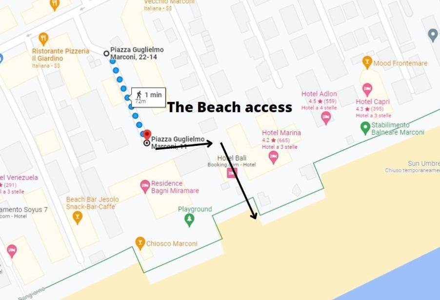 Movida Loft A Piazza Marconi Jesolo Lido - Spiaggia A 1 Minuto!!! לידו די ג'סולו מראה חיצוני תמונה